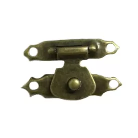   Fém csat szimpla bronz színű 1,5cm x 2,5cm | 5 darabos csomag