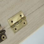 Zsanér arany színű kicsi 1,4cm x 1,8cm 2db/csomag