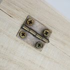 Zsanér bronz színű kicsi 1,4cm x 1,8cm 2db/csomag