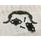 Fém fogantyú bronz színű 9 cm