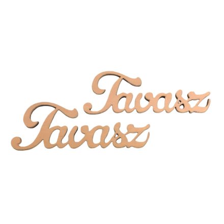 Fa "Tavasz" felirat lazac 2db/csomag