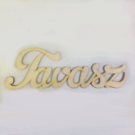 Fa felirat "Tavasz" 15cm x 5cm