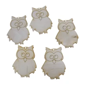 Fa figura - Bagoly 10cm x 7cm