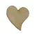Fa francia szív 2,7cm x 2,5cm