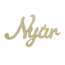 Fa "Nyár" felirat 15cm x 7,5cm Fa "Nyár" felirat 15cm x 7,5cm