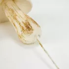 Gomba habból barna-krém kalappal 7cm x 5,5cm