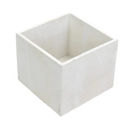 Dekoláda fehér kocka 13x13cm