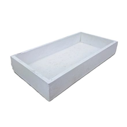 Dekoláda fehér kicsi 20x10cm, mag:3,2cm