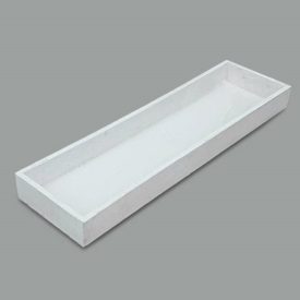 Fehér dekorláda 35cm x 10cm x 3,2cm Fehér dekorláda 35cm x 10cm x 3,2cm