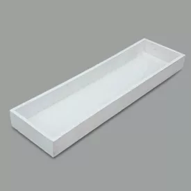 Fehér dekorláda 35cm x 10cm x 3,2cm