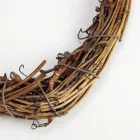 Szív koszorú barna 25cm