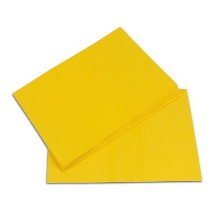 Dekorgumi citromsárga 2mm 10db/csomag