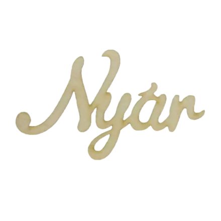 Fa "Nyár" felirat 10cm x 5,5cm 5db/csomag