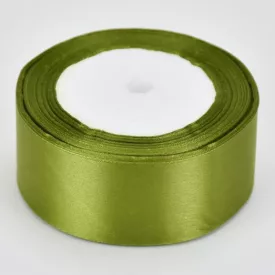 Szatén szalag 4cm x 22m oliva