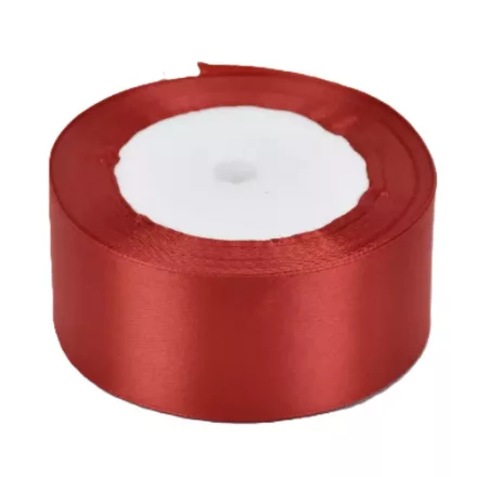 Szatén szalag 4cm x 22m piros
