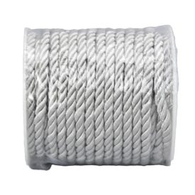 Sodrott zsinór 5mm vastag - ezüst MÉTER Sodrott zsinór 5mm vastag - ezüst MÉTER