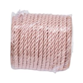 Sodrott zsinór 5mm vastag - púder Sodrott zsinór 5mm vastag - púder