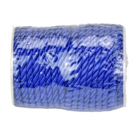 Sodrott zsinór 5mm vastag - kék MÉTER Sodrott zsinór 5mm vastag - kék MÉTER
