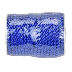 Sodrott zsinór 5mm vastag - kék MÉTER