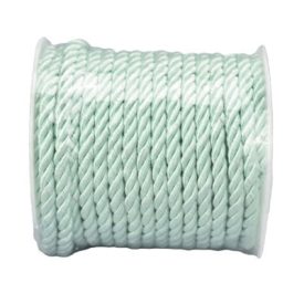 Sodrott zsinór 5mm vastag - menta MÉTER Sodrott zsinór 5mm vastag - menta MÉTER