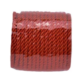Sodrott zsinór 5mm vastag - piros MÉTER