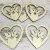 Fa szív hattyúkkal 6,5cm x 7cm 1db