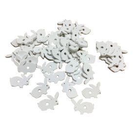 Fa fehér nyuszik 2,5cm 10db/cs.