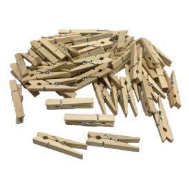 Fa csipesz natúr 4,5cm 10db/csomag