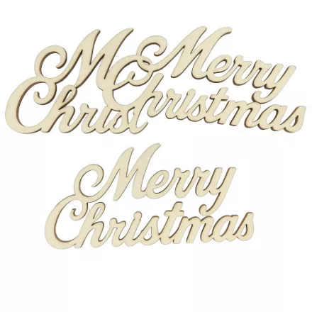 Natúr fa - Merry Christmas felirat