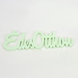 Fa felirat "Édes Otthon" 15cm x 4,5cm - menta Fa felirat "Édes Otthon" 15cm x 4,5cm - menta
