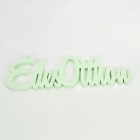 Fa felirat "Édes Otthon" 15cm x 4,5cm - menta