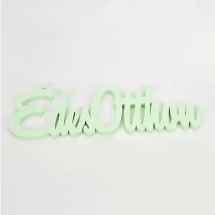 Fa felirat "Édes Otthon" 15cm x 4,5cm - menta