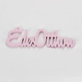 Fa felirat "Édes Otthon" 15cm x 4,5cm - pink Fa felirat "Édes Otthon" 15cm x 4,5cm - pink