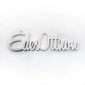 Fa felirat "Édes Otthon" 15cm x 4,5cm - fehér Fa felirat "Édes Otthon" 15cm x 4,5cm - fehér