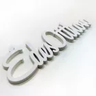 Fa felirat "Édes Otthon" 15cm x 4,5cm - fehér
