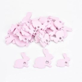 Fa virágmintás nyuszik 30db/cs. rózsaszín Fa virágmintás nyuszik 30db/cs. rózsaszín