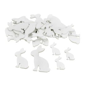 Fa nyuszi csomag 30db/cs. fehér Fa nyuszi csomag 30db/cs. fehér