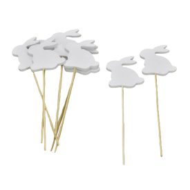 Fa nyuszi pálcás fehér Fa nyuszi pálcás fehér