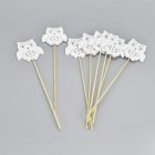 Fa pálcás bagoly 6,5cm x 7cm + pálca