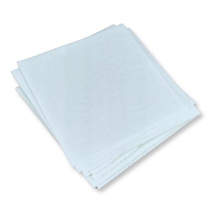 Filc lapok fehér 25x25cm 10db/csomag