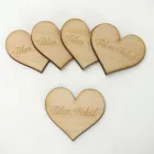 Fa szív "Tőlem, Neked" 4cm