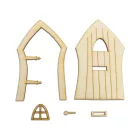 Natúr fa tündérajtó "Lily" 13,5cm x 8,5cm