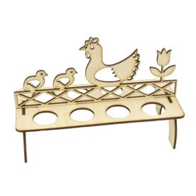 Fa tyúkos tojástartó 22,5cm