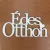 Fa felirat "Édes Otthon" 14cm x 8cm - fehér