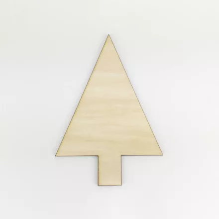 Natúr fa - Fenyő alap - 18cm