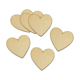 Fa szív 7cm | 6 darabos csomag Fa szív 7cm | 6 darabos csomag