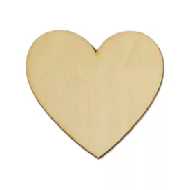 Fa szív 7cm