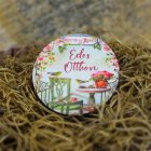 Nyomtatott fa tábla - Édes Otthon (House of roses) kör 1db