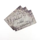 Nyomtatott fa tábla - Emléked örökké szívünkben él