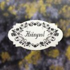 Nyomtatott fa tábla - Hiányzol